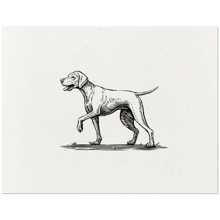 Impression d'art Vizsla pour la vente par Dog Gone Studios