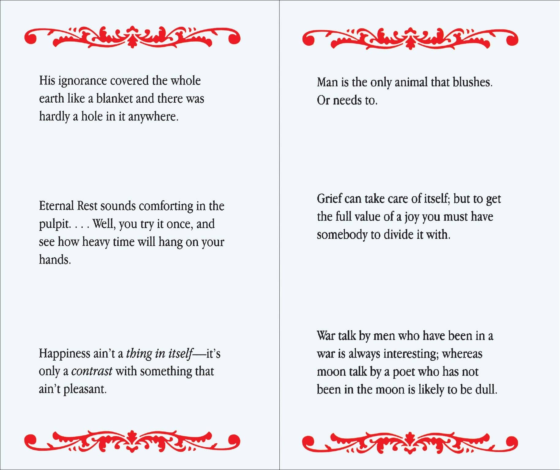 Peter Pauper Press - Wholesale Humor Book - Mark Twain: Wit And Wisecracks4