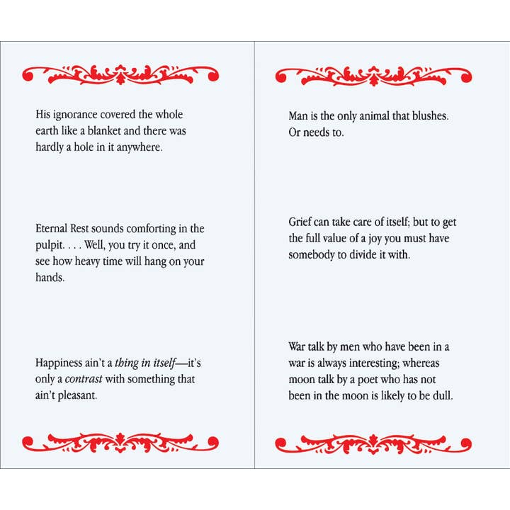 Peter Pauper Press - Wholesale Humor Book - Mark Twain: Wit And Wisecracks4