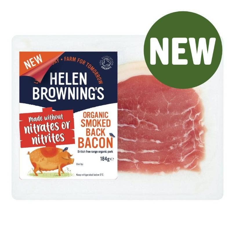 Helen Browning's Organic – wholesale Pork – Organic Smoked Back Bacon 0