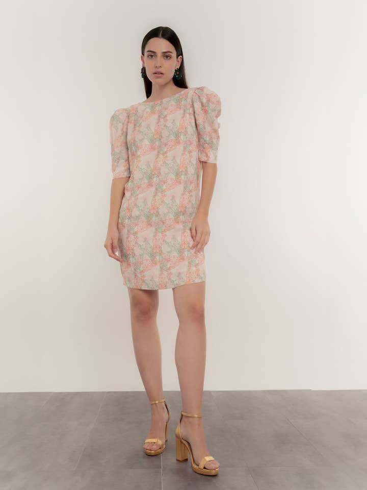 Paz Tula refractory mini dress for wholesale by Dolores Promesas