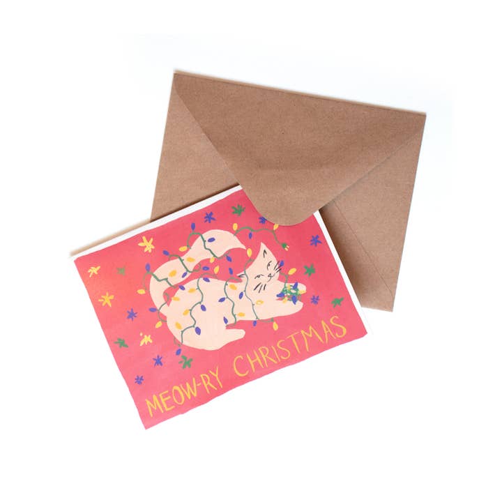 Supra Endura - Wholesale Christmas Card - Cat Holiday Cards 12- pack3