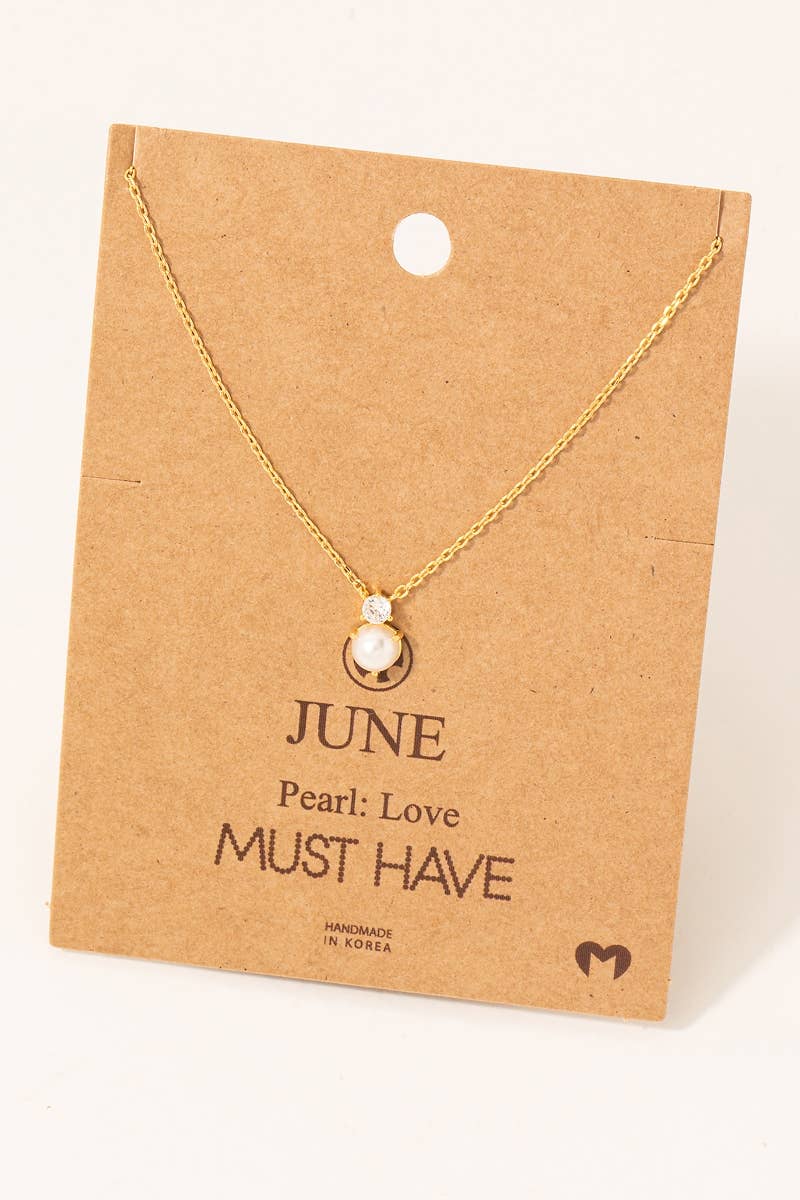 Fame Accessories - Wholesale Pendant/Charm Necklace - Birthstone Pendant Necklace7