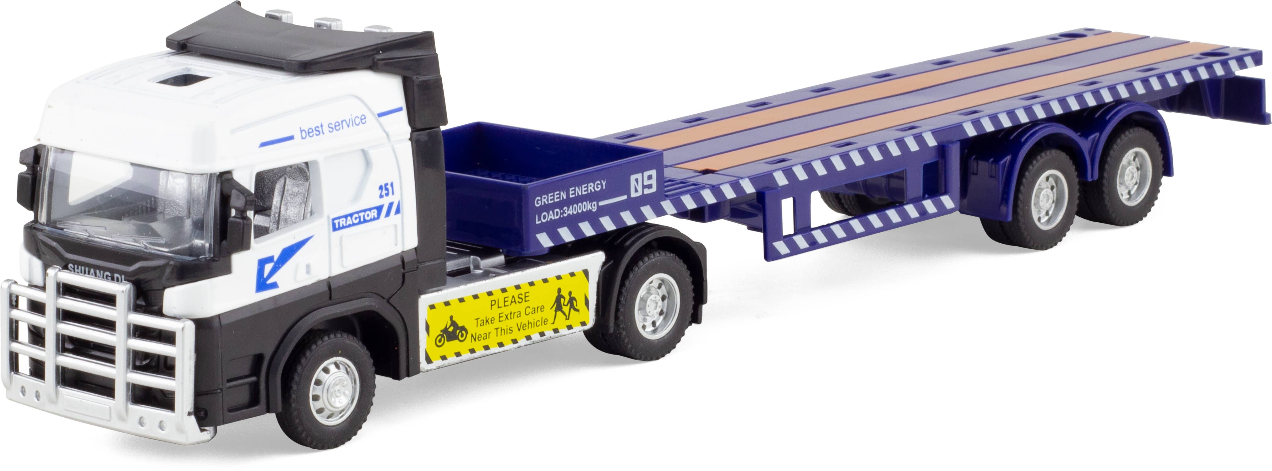 Ulysse Couleurs d'Enfance - Wholesale Toy Car/Truck - Kids - MINIATURE: PLATFORM TRUCK (set of 6)2