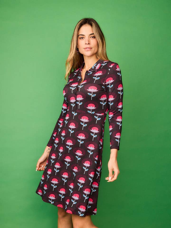 Short Dress Elf Pink Flower for wholesale by Smile