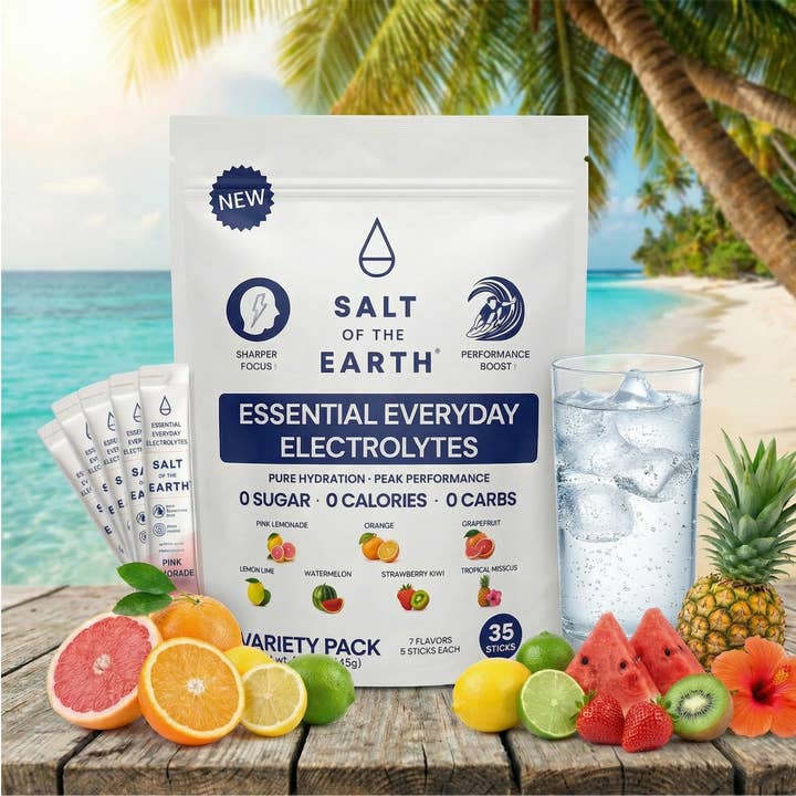 35-Stick Variety Pack, 5-sticks of each flavor for wholesale by Salt of the Earth