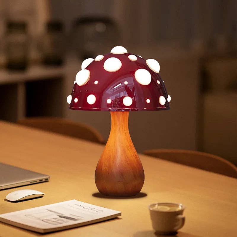 Kiyo Home - Wholesale Accent/Desk Lamp - Mushroom Lamp | Novelty Table Lamp | Mushroom Night Light12