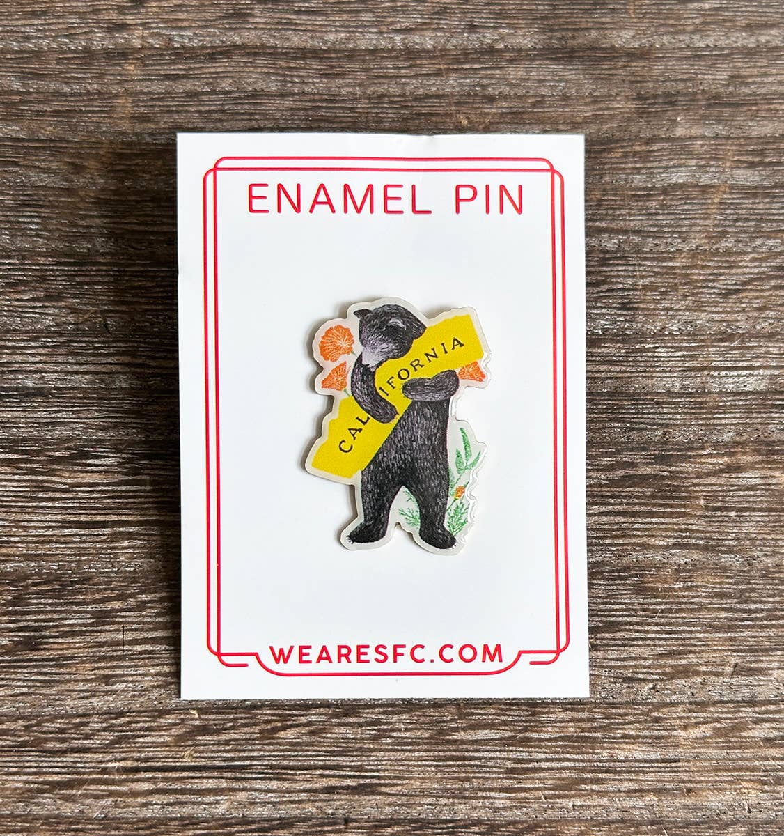 Local Notion - Wholesale Lapel Pin/Button - Bear Hug Lapel Pin