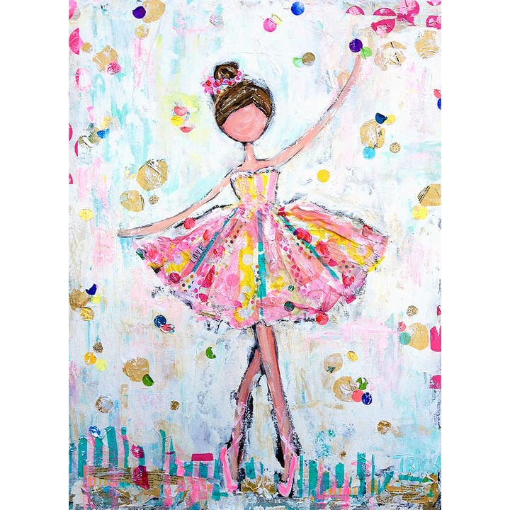 Twirl Girl Print for wholesale by Tricia Robinson Art