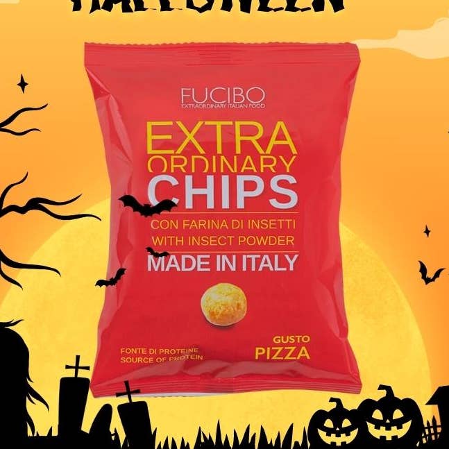 Italienska majschips med pizza-smaksatt insektsmjöl för wholesale av FUCIBO