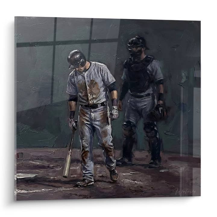 Baseball Players Locker Room Table - After the Game - Baseball Edition for wholesale by Walensky