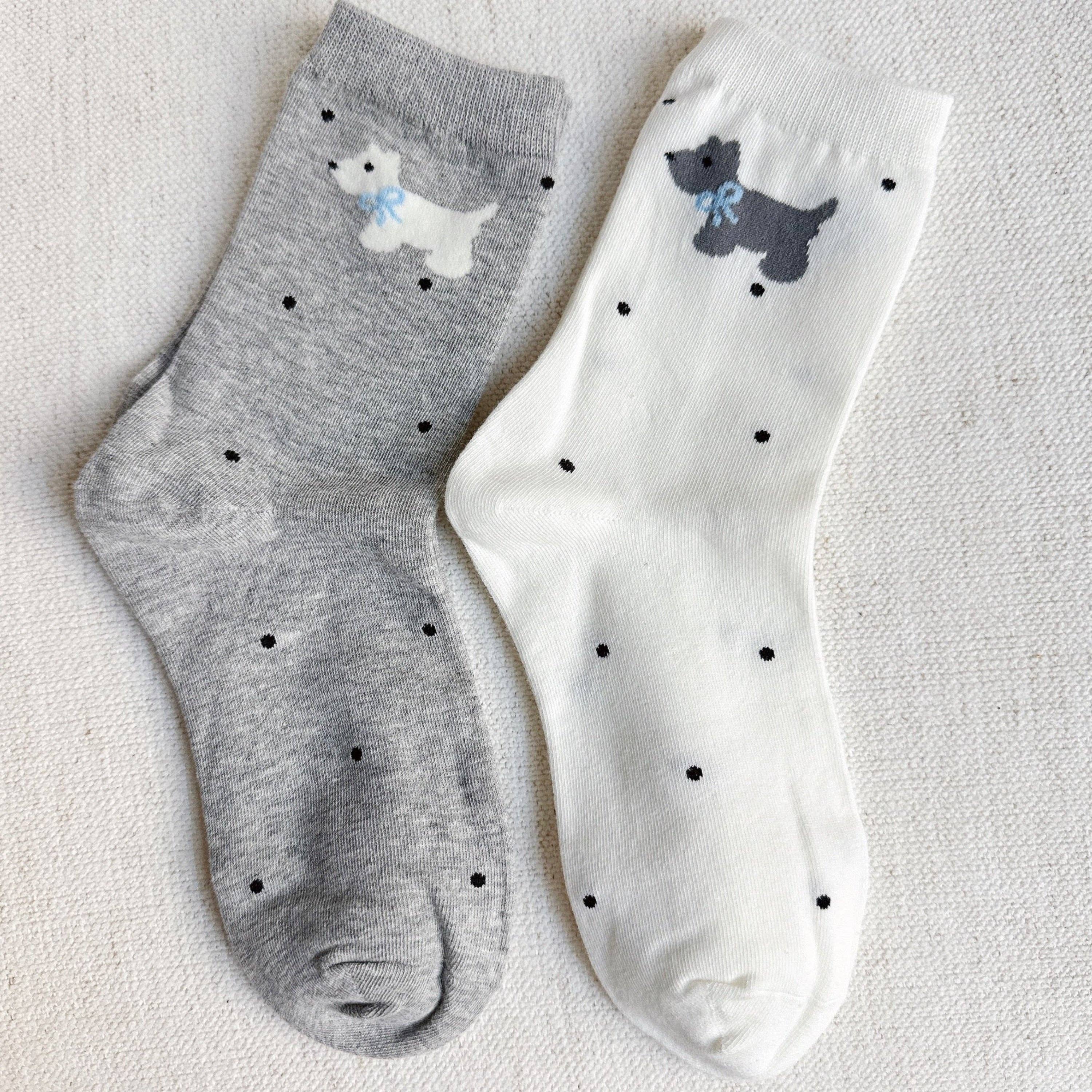 Ellison+Young - Wholesale Socks - Women's - Scottie Dog Pattern Socks Set Of 21