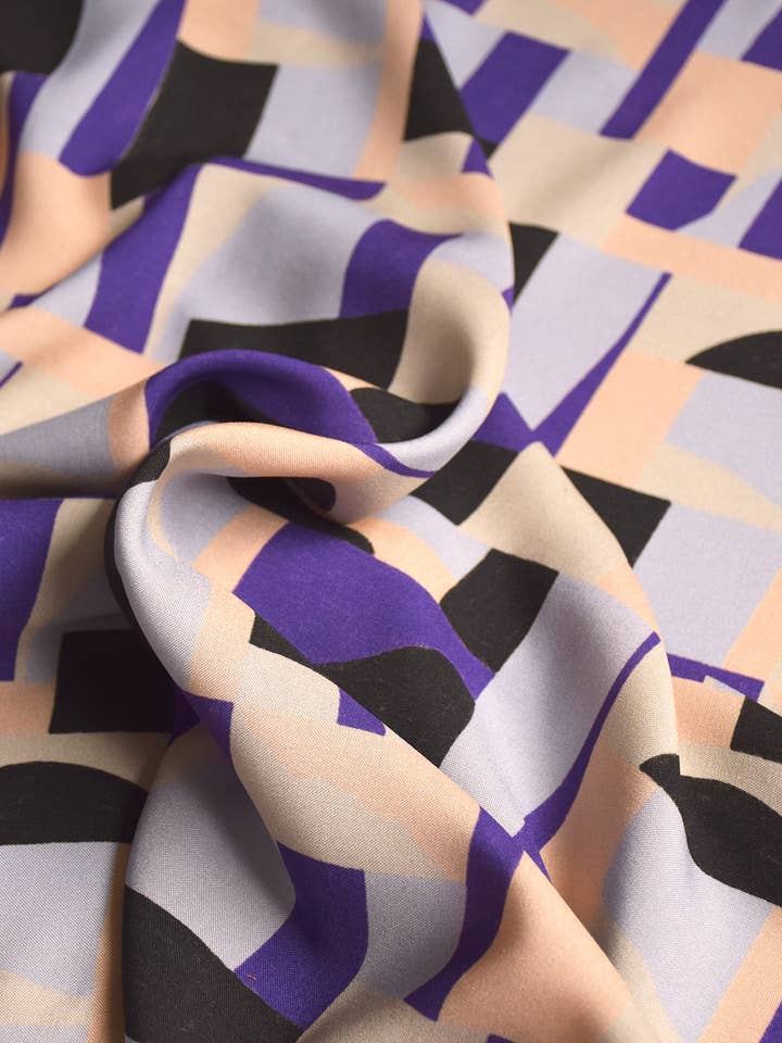 Tejido viscoso - Morado duna para venta al por mayor de COUSETTE