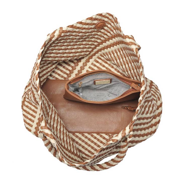 Moda Luxe – Engroshandel Tote bag - Dame – Solana flettet taske8