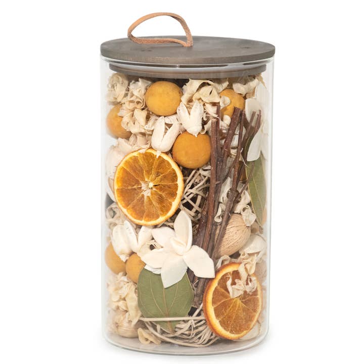 Andaluca – wholesale Potpourri – Lemon Zest & Thyme Potpourri Jar5
