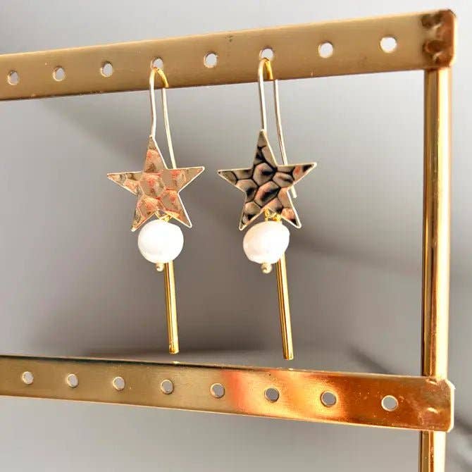 OE! - Vente Boucles d'oreilles pendantes - ETOILE DE LUNE - boucles d'oreilles2