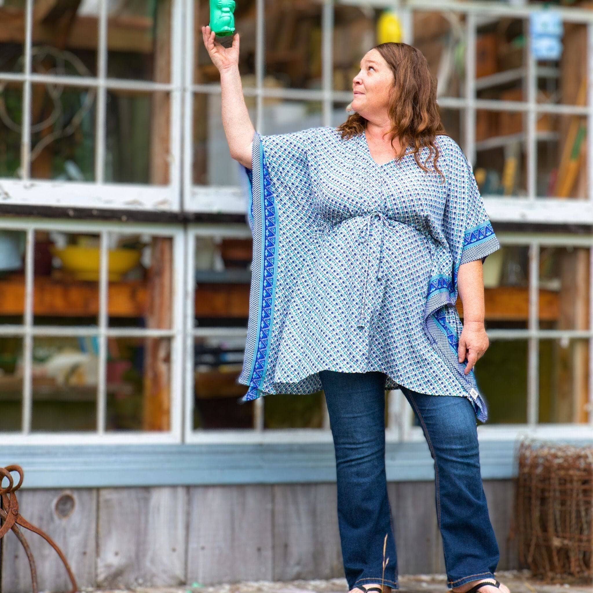 Darn Good Yarn - Wholesale Kaftan - Women's - Aanya Adjustable Short Kaftan8