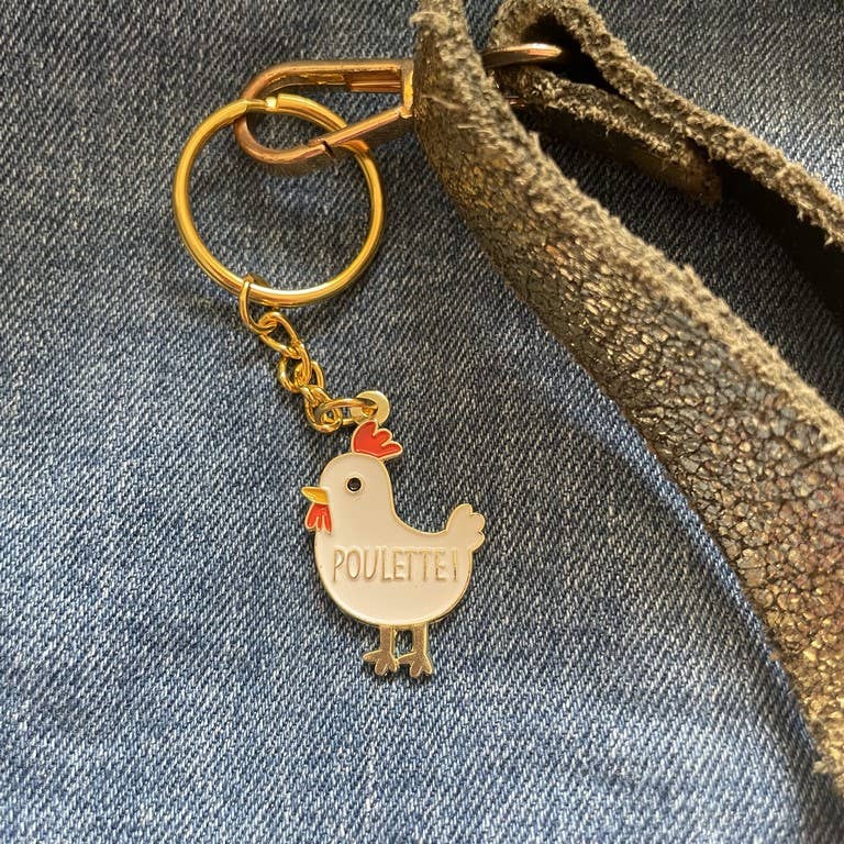 Madame la mouette - Vendita all'ingrosso Portachiavi - Donna - Portachiavi a forma di gallina1