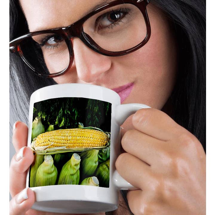 3dRose - Wholesale Coffee Mug - 3dRose, Corn cobs and green vegetables, Mug9
