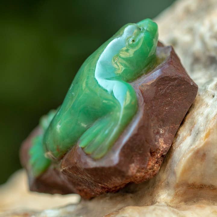 Krysopras Statuer Seal Figur II for engroshandel hos Asian Ethnic Art