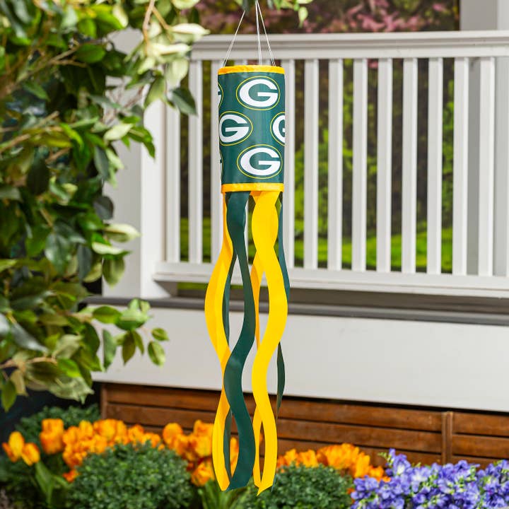 Evergreen Enterprises - Wholesale Wind Chime - Green Bay Packers Windsock