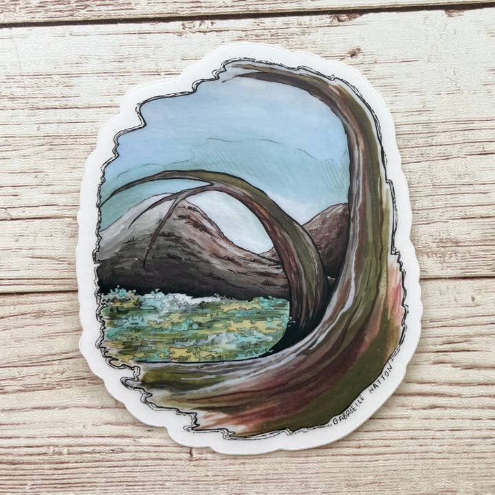 Wildflower 4 - Vinylsticker (W) voor wholesale door Documented Journey