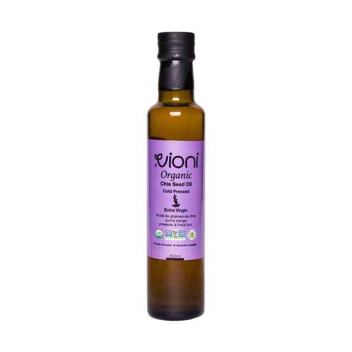 Huile de graines de chia - 6/250ml pour la vente par Vioni