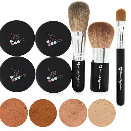 Mineral Hygienics – wholesale Makeup kit – Mineral Hygienics Makeup - Starter Kit - Dark