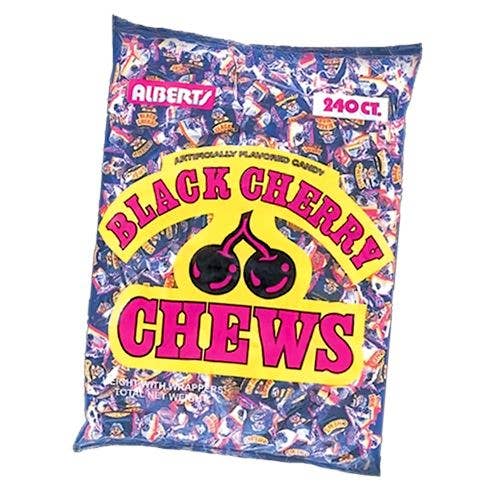 I Got Your Candy - Wholesale Taffy - Albert's Black Cherry Chews 21.2oz - 3ct1