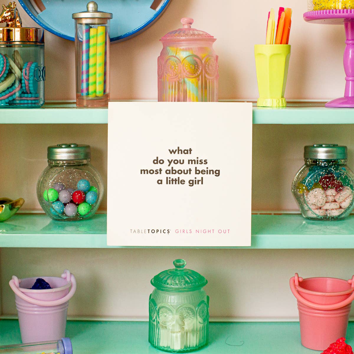 TableTopics - Wholesale Card Game - TABLETOPICS GIRLS NIGHT OUT - Conversation Starter Q's5