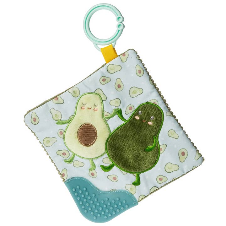 Sweet Soothie Yummy Avocado Crinkle Teether for wholesale by Mary Meyer