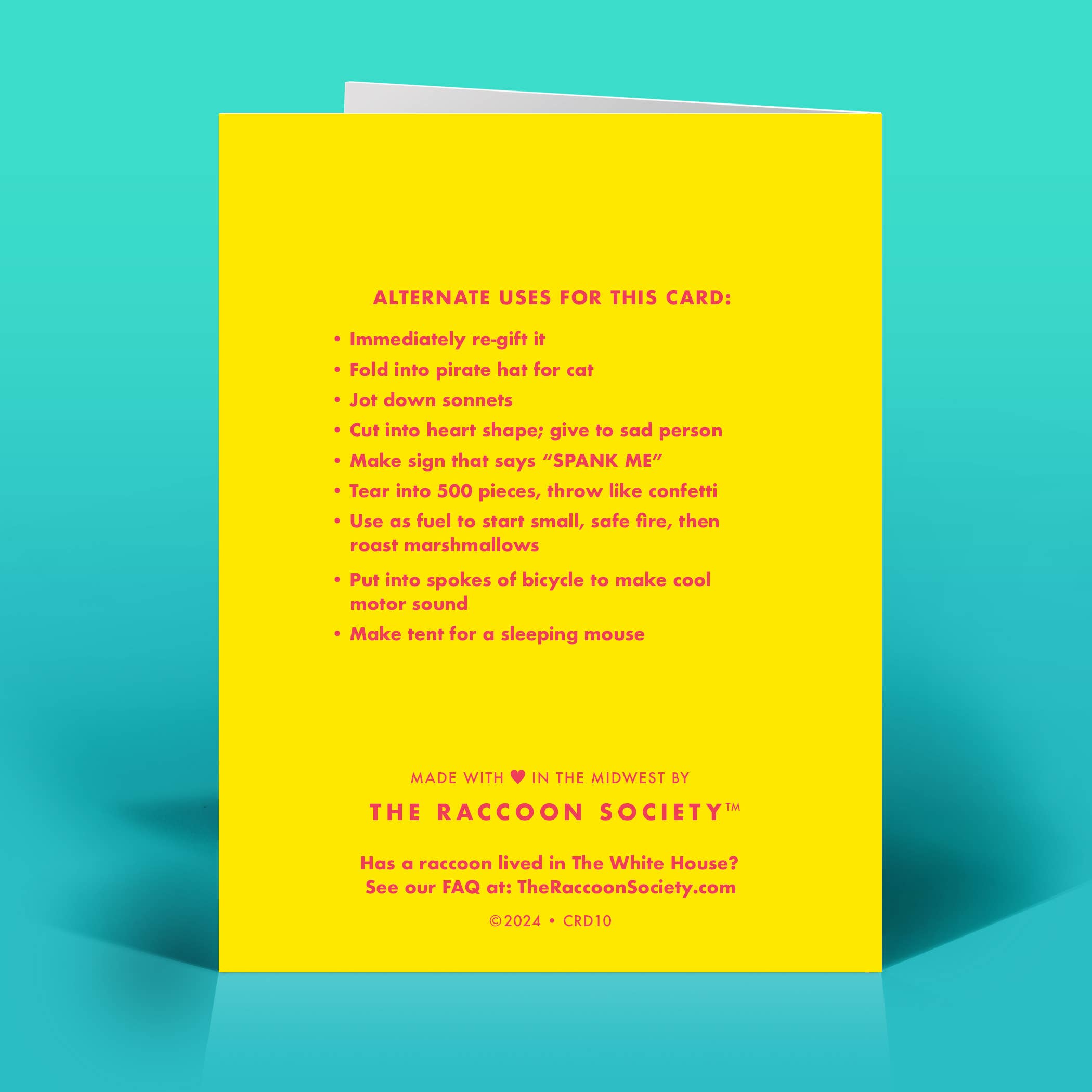 The Raccoon Society - Wholesale Love Card - She-Nanigans Card1