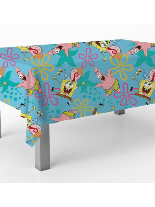 Mantel Bob Esponja 120 x 180 cm para venta al por mayor de Fiestora