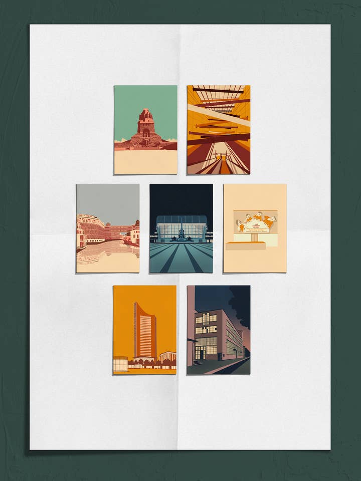 ansichtkaarten Leipzig voor wholesale door ostkarte