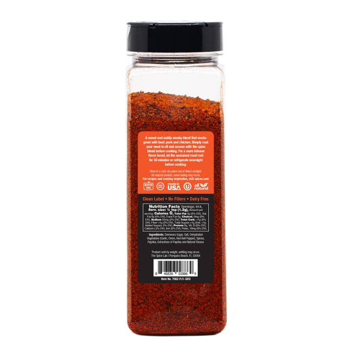 THE SPICE LAB - Wholesale Rub - Sweet Rib Rub - Case of 6 - 26 oz Kilo Jars $9.50 ea.4