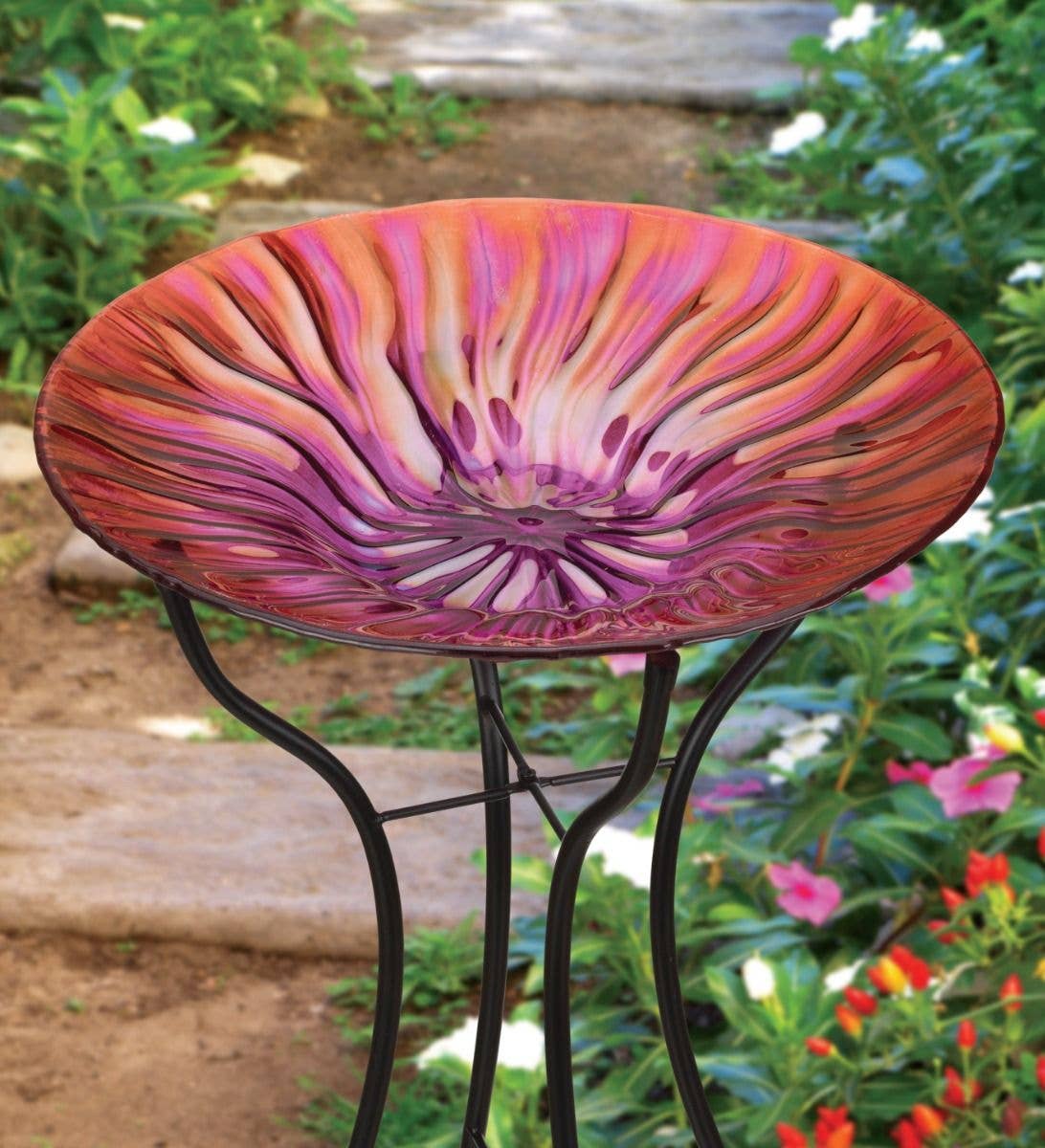 Regal Art & Gift - Wholesale Bird Bath - 18" Birdbath with Stand - Wave2