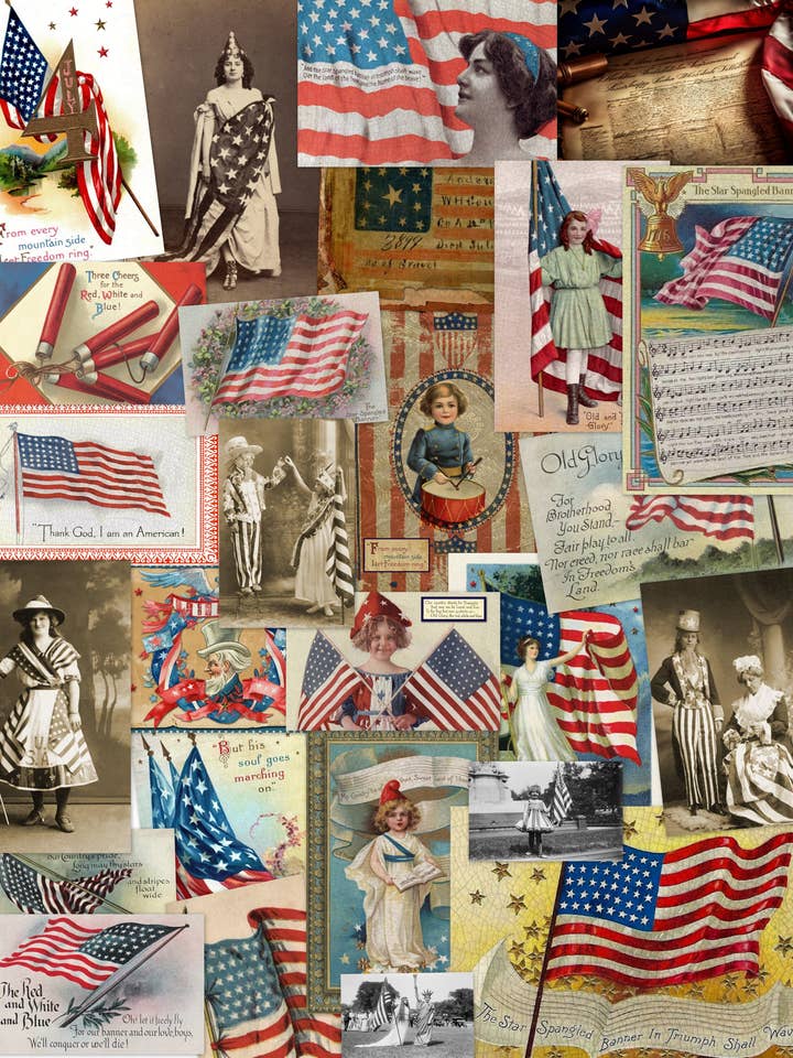 Colección de Papeles Americana Variados de 11" x 17" de 50 Piezas para venta al por mayor de Monahan Papers
