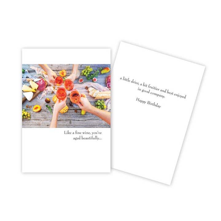 Funny Wine Birthday Card for wholesale by Sun Day Greetings