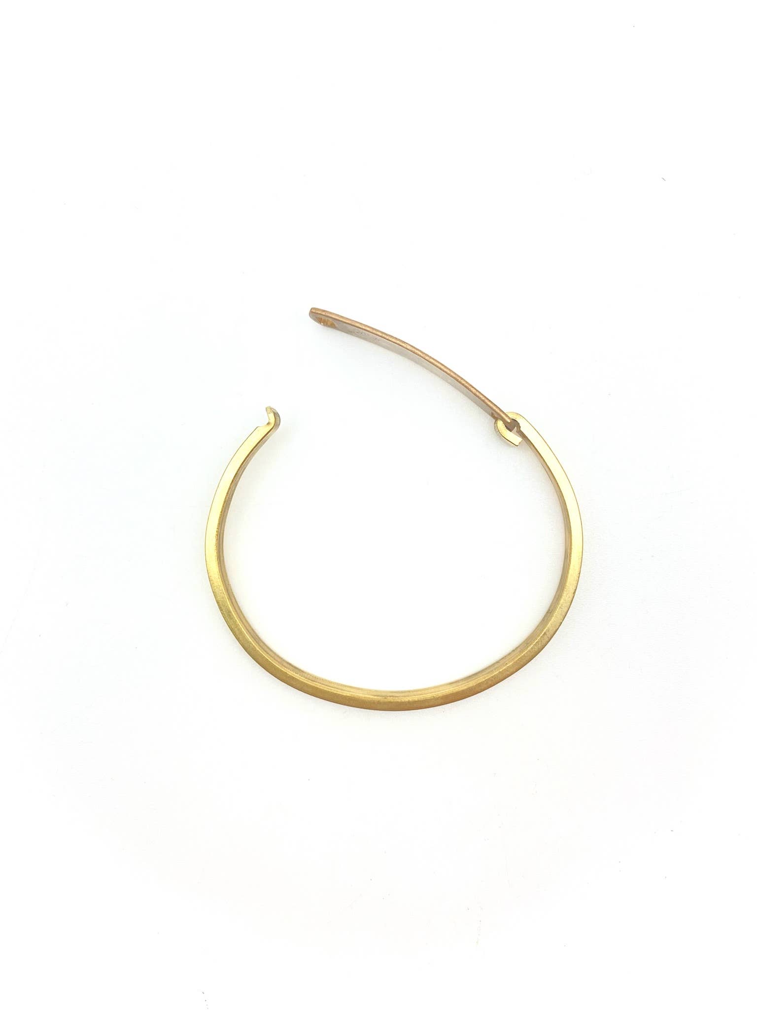 Stone Cooper - Wholesale Cuff Bracelet - "Grateful" Stamped Clip-Cuff Brass Bracelet3