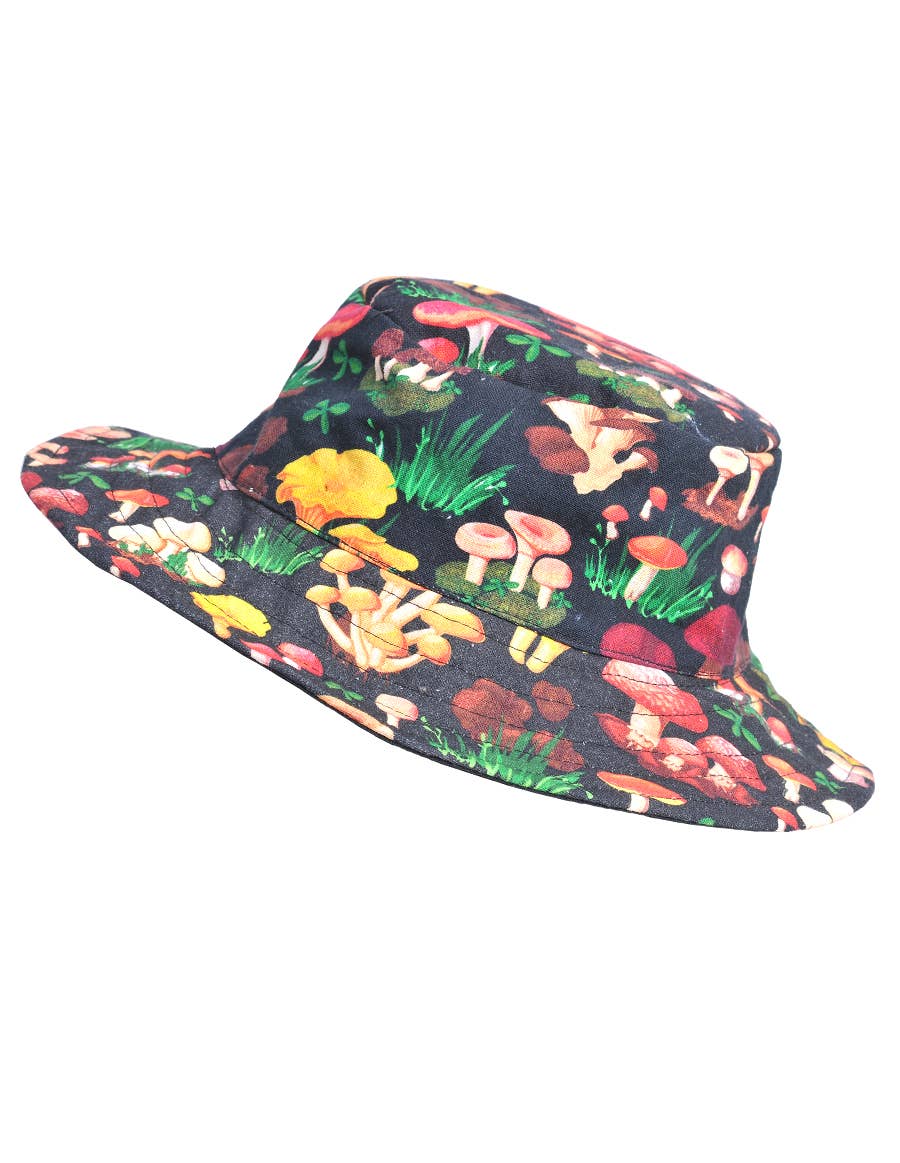 The Collection Royal / Royal Handicrafts - Wholesale Bucket Hat - Women's - Hippie Boho Cotton Bohemian Mushroom Unisex Bucket Hat2