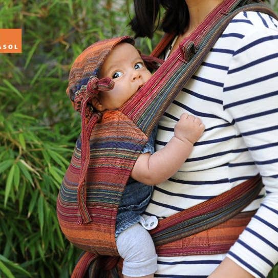 Girasol - Wholesale Baby Carrier - MySol Sierra baby carrier, earthy tones, suitable from birth