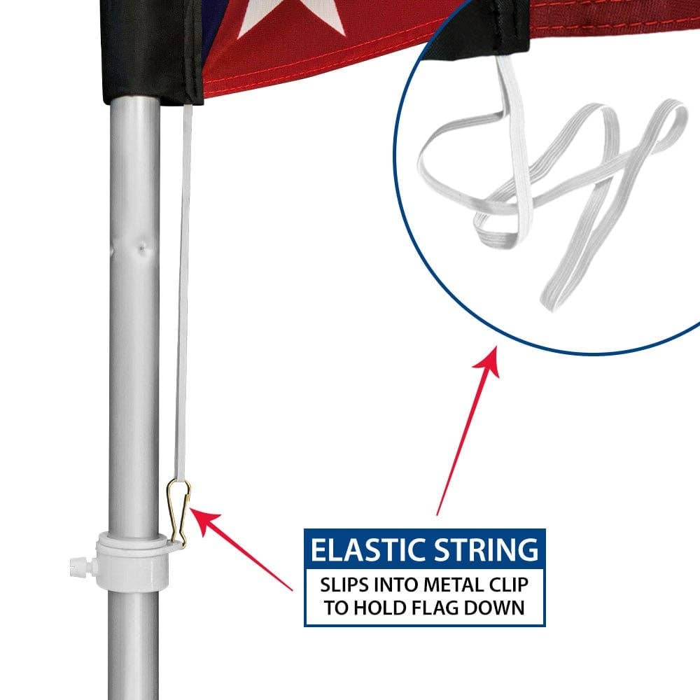 Flags Importer - Wholesale Flag - Dulceria Windless Banner Flag & Pole Kit2