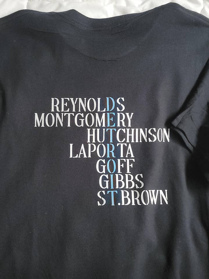 TheKingShirt - Wholesale Graphic Sweatshirt - Women's - Detroit Lions Hustle Harder Players Graphic Tee Shirt