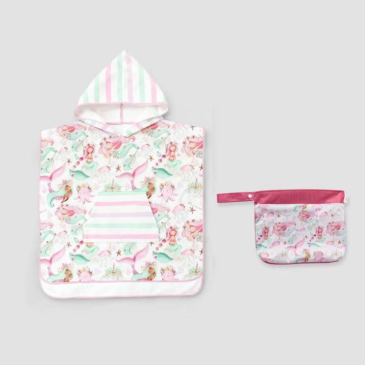 【Edizione Aggiornata】Asciugamano con Cappuccio per Bambini Antisabbia - Melodia della Sirena per la vendita all'ingrosso da parte di LESIMO