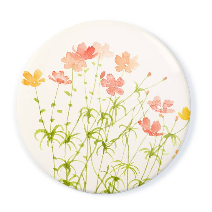 Cosmos - Taschenspiegel mit Wollfilzbeutel für den Großhandel von Felix Doolittle