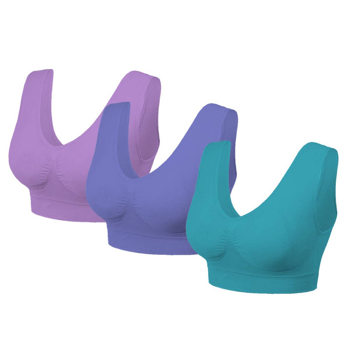 The American Gift Company (TAGCO) - Wholesale Bra - Women's - 3 Pack: Seamless Lightweight Comfort Bras10