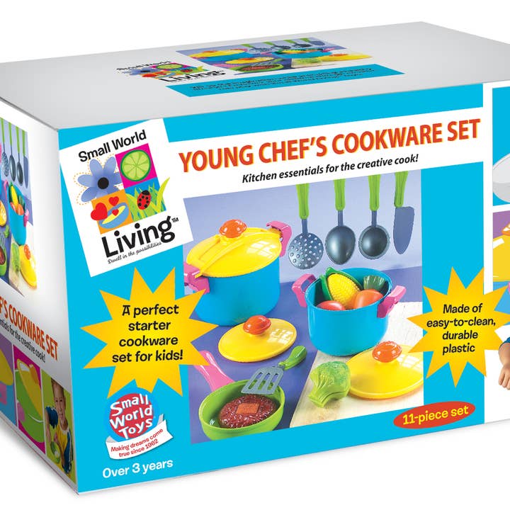 Set di pentole Young Chef's 11 pezzi per la vendita all'ingrosso da parte di Small World Toys