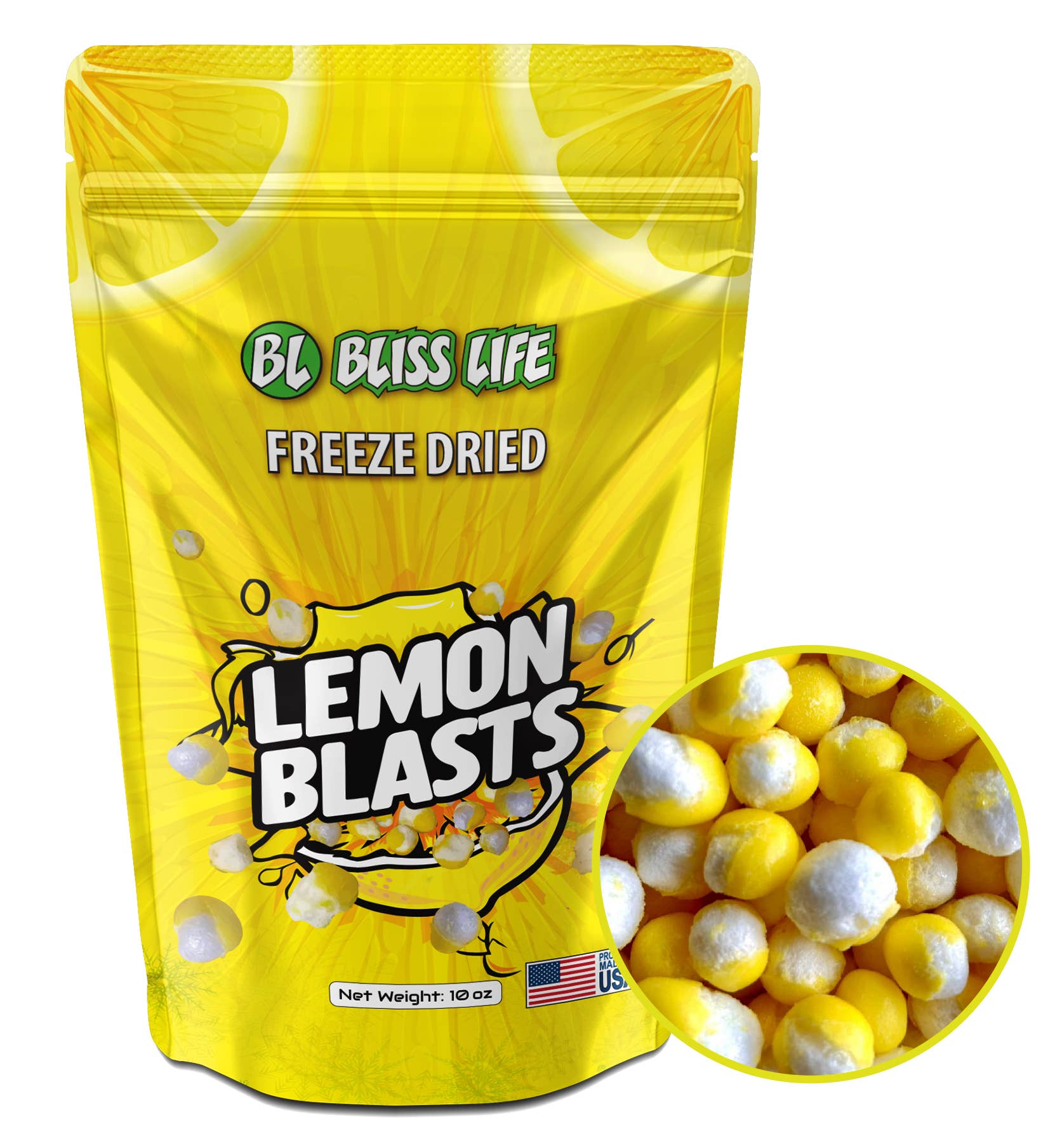 Bliss Life - Wholesale Cotton Candy - Display - 60 Count - Blasts Variety Pack13