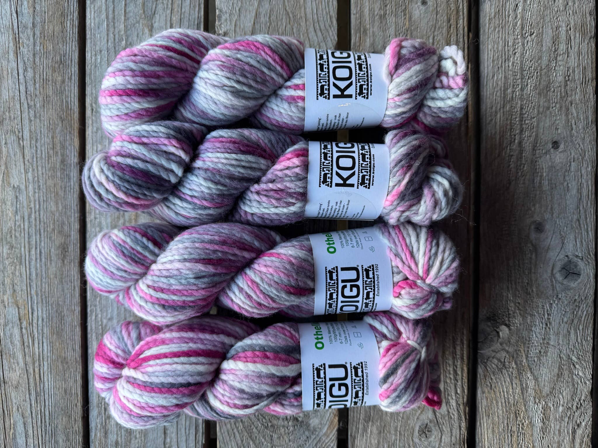 Koigu Wool Designs - Wholesale Garen - Koigu Othello (chunky merino) groep B5