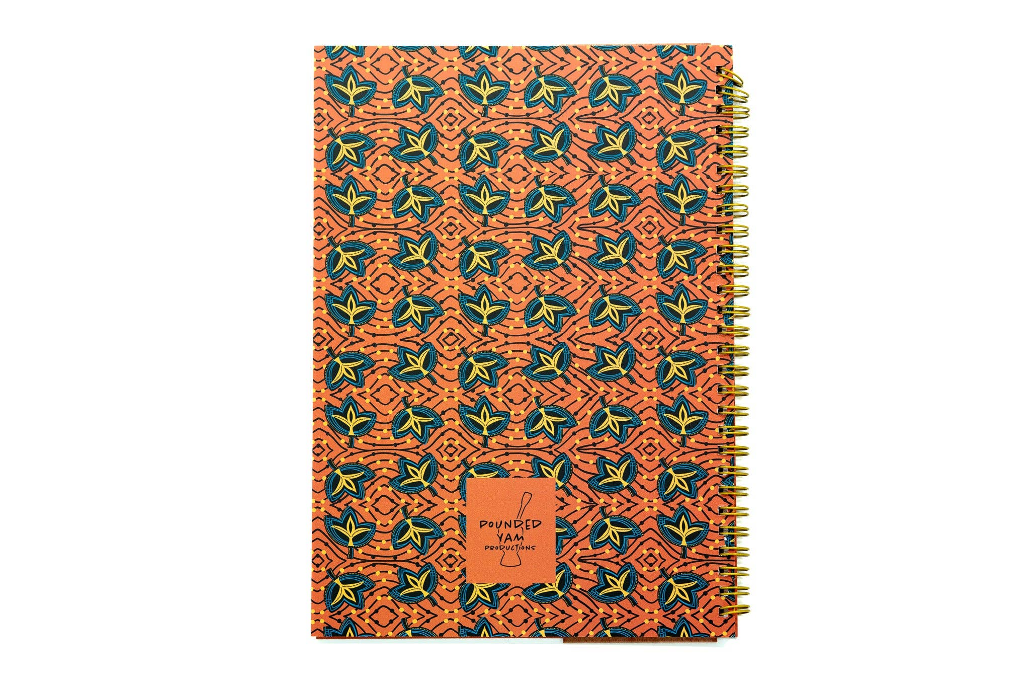 Pounded Yam Productions - Wholesale Notebook - African Print Soft Cover Spiral Notebook - Fans2